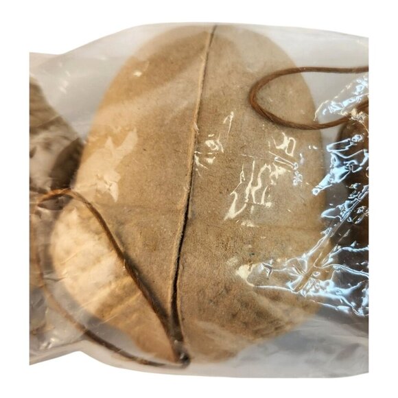 DIY Paper Mache Acorn Ornaments Set Of 3 Ready To Decorate & Fill Fall Gift Deco - Picture 2 of 6